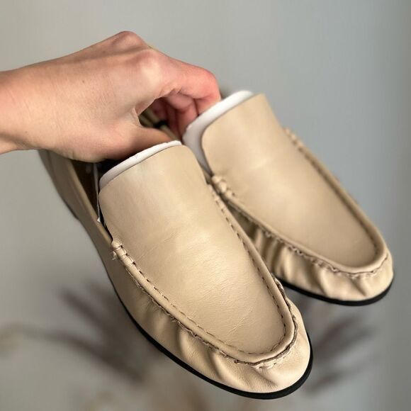 Zara Genuine Leather Loafers New - Picture 6 of 10